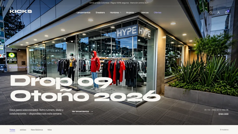 Tienda en línea de Kicks Hype